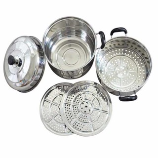 BỘ NỒI INOX XỬNG HẤP 4 TẦNG