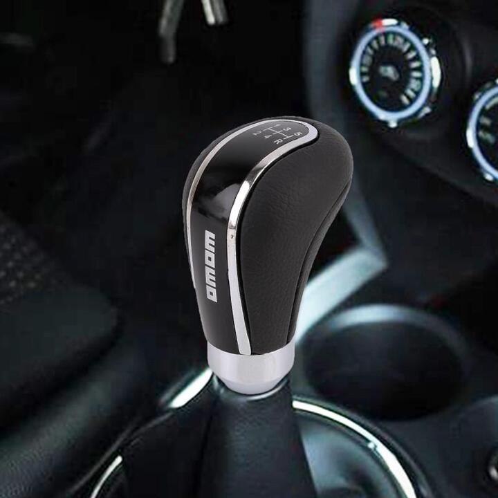 Tay nắm cần số sàn lắp cho các loại xe ô tô, Universal Car Leather Gear Shift Knob