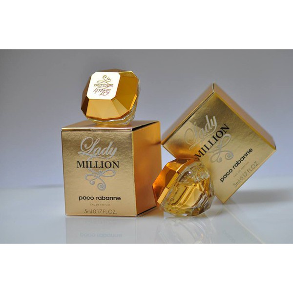 Nước hoa mini nữ Paco Rabanne Lady Million EDT 5ml