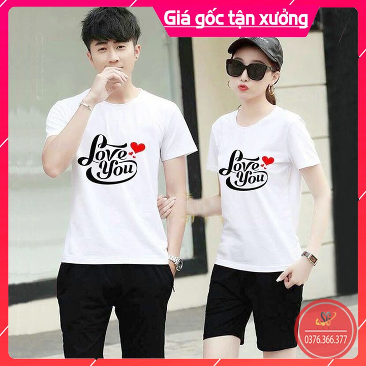 Áo Phông Đôi - CHẤT COTTON - Đủ Size AC103T Áo thun giá sỉ
