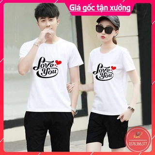 Áo phông đôi - chất cotton - đủ size ac103t áo thun giá sỉ