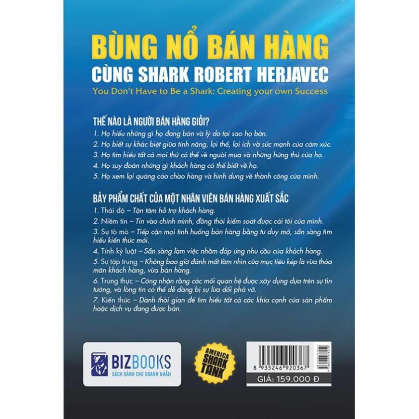 Sách - America Shark Tank: Bùng Nổ Bán Hàng Cùng Shark Robert Herjavec