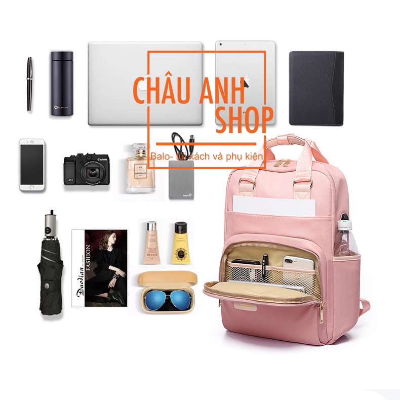 Balo Nam Nữ thời trang cao cấp J.QMei Chính Hãng Phong Cách, Đựng Laptop, Dùng Đi Chơi &amp; Đi Học