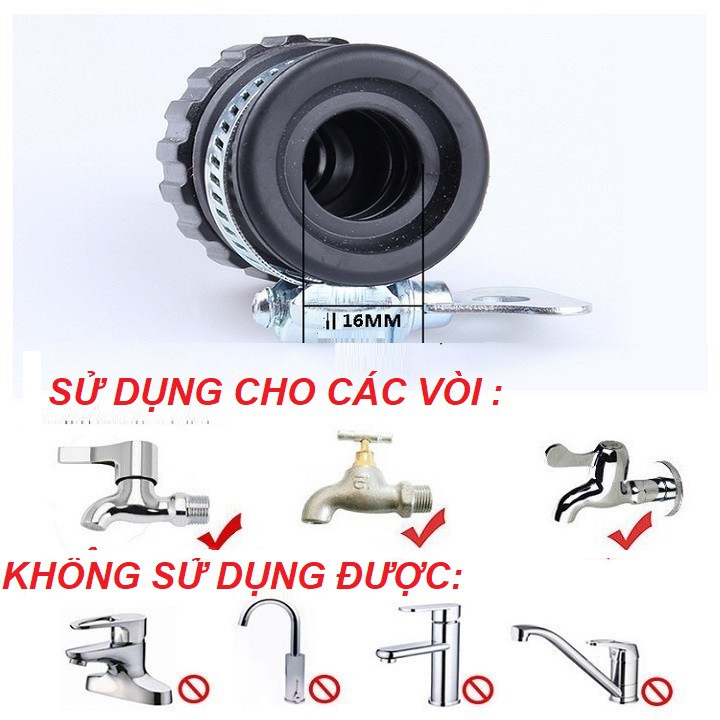 ĐẦU GẮN TẠI VÒI NƯỚC CÓ KHÓA RA KHỚP NỐI ĐỒNG - 692