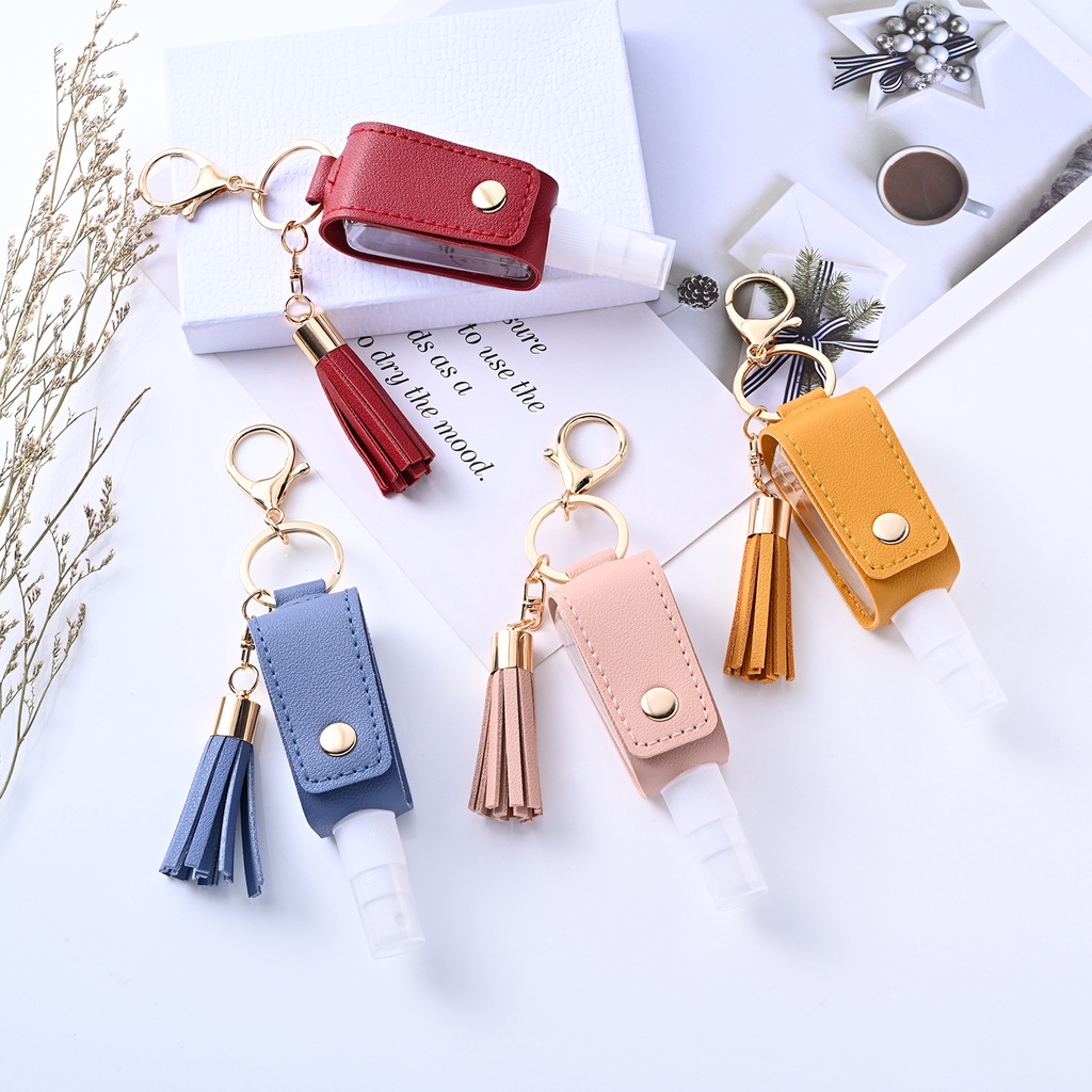 Chai đựng mỹ phẩm bằng da nắp lật có thể tái sử dụng dung tích 30ml