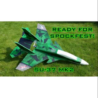 Kit máy bay Sukhoi SU-37 MK2 sải 74cm MPP bao đập  ( ĐẦY ĐỦ PHỤ KIỆN )