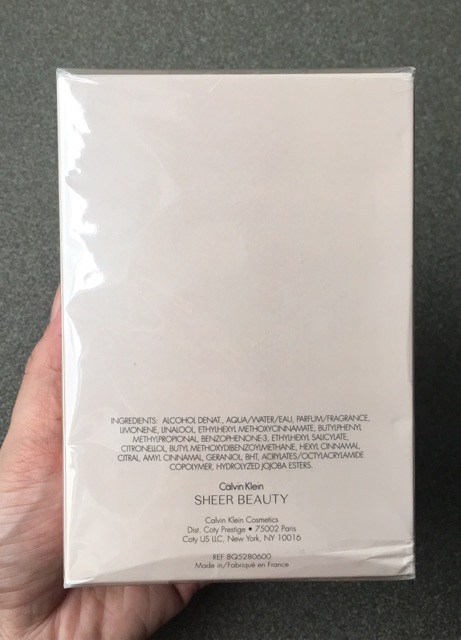 Nước hoa Calvin Klein Sheer Beauty Eau De Toilette Spray Vaporisateur (100ml) - Hàng xách tay Mỹ