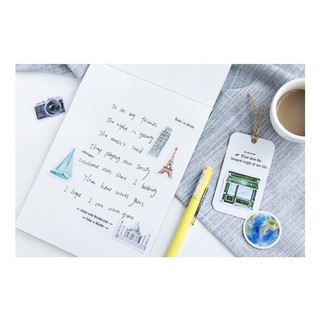 Hình dán trang trí sticker chủ đề du lịch STK044