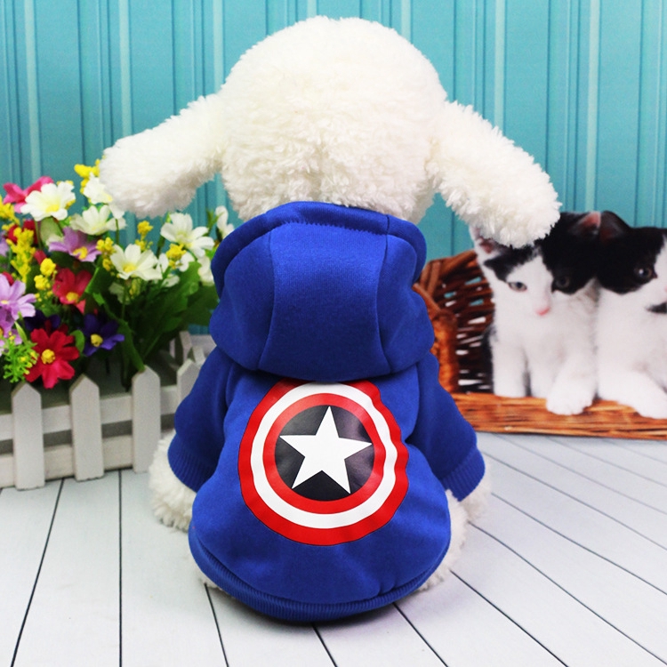 Áo hoodie cho chó cưng mặc vào mùa thu và mùa đông hoàn toàn bằng cotton