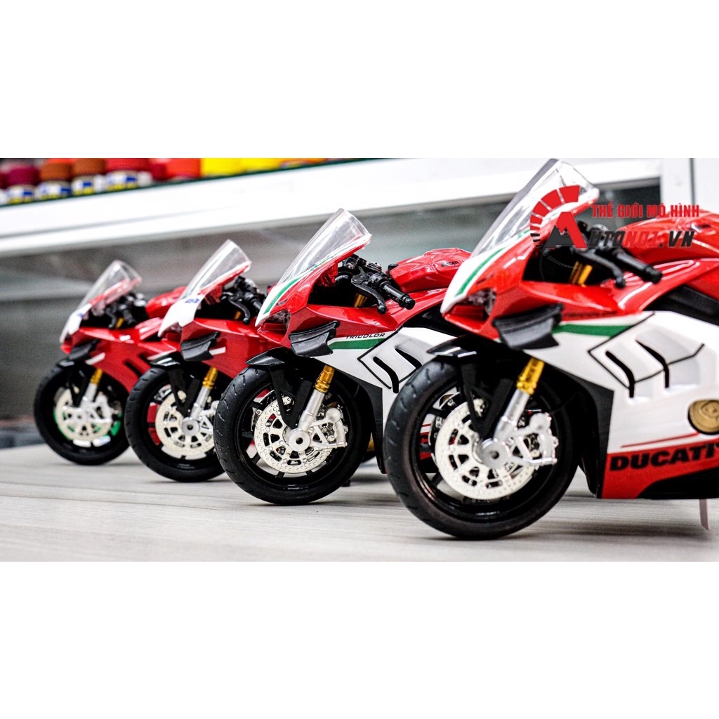 MÔ HÌNH XE DUCATI PANIGALE V4S CORSE NỒI KHÔ 1:12 AUTONO1 D209