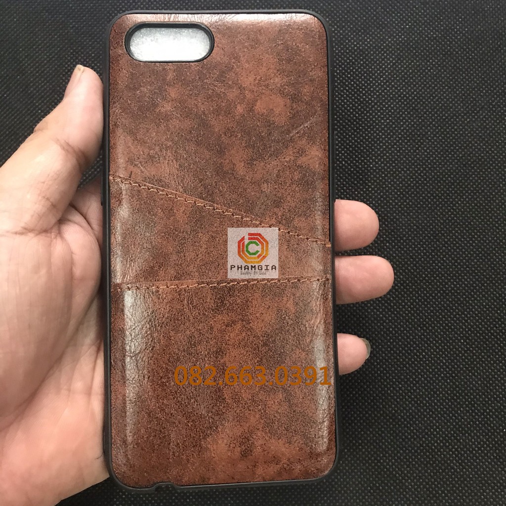 Ốp lưng da Realme C2/ Oppo A1K chất liệu da siêu mịn