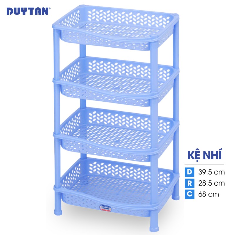 Kệ nhí nhựa DUY TÂN 4 ngăn  - 46663 - Giao màu ngẫu nhiên