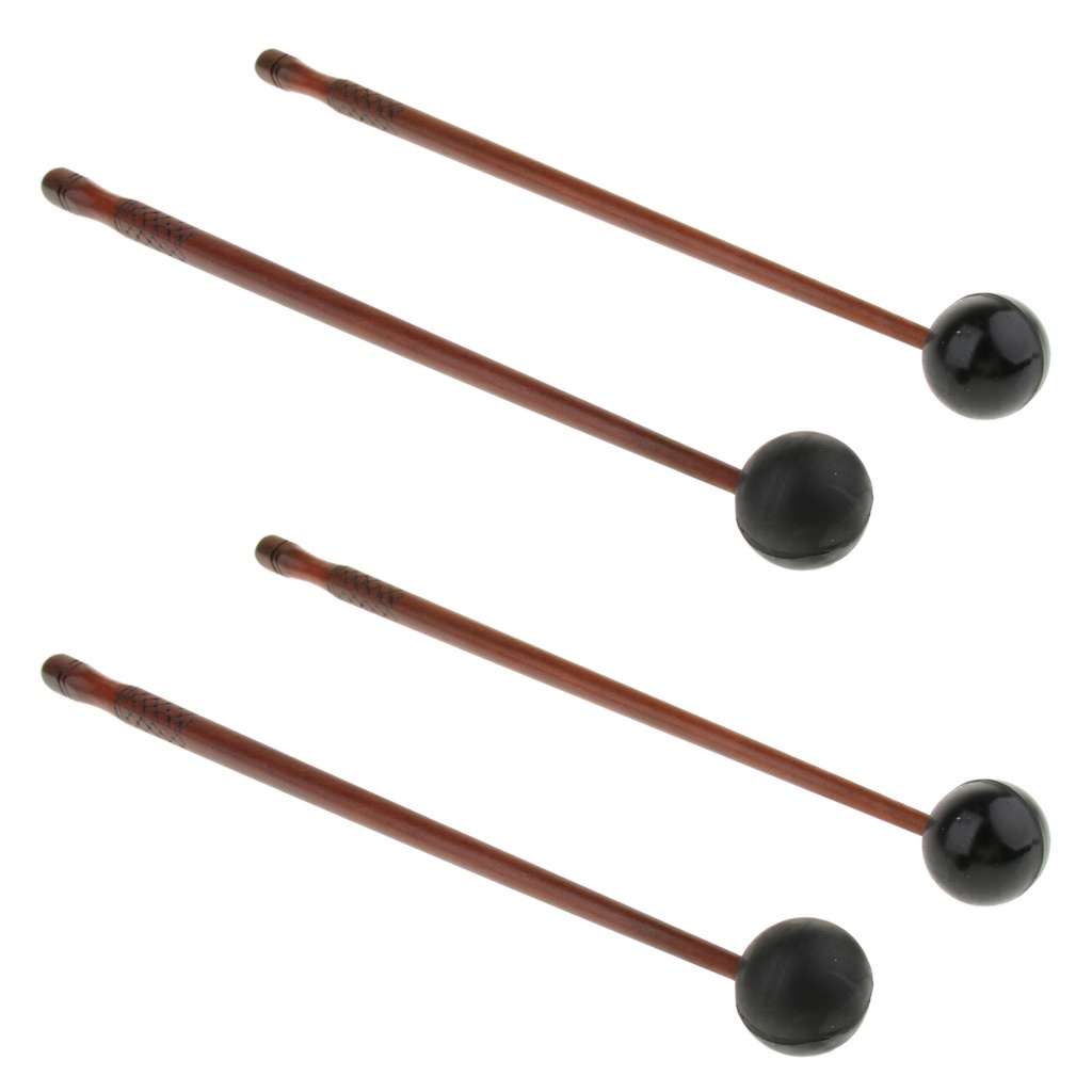 Exquisite 2 Pair Tongue Drum Mallets Drumsticks Percussion Instrument Parts