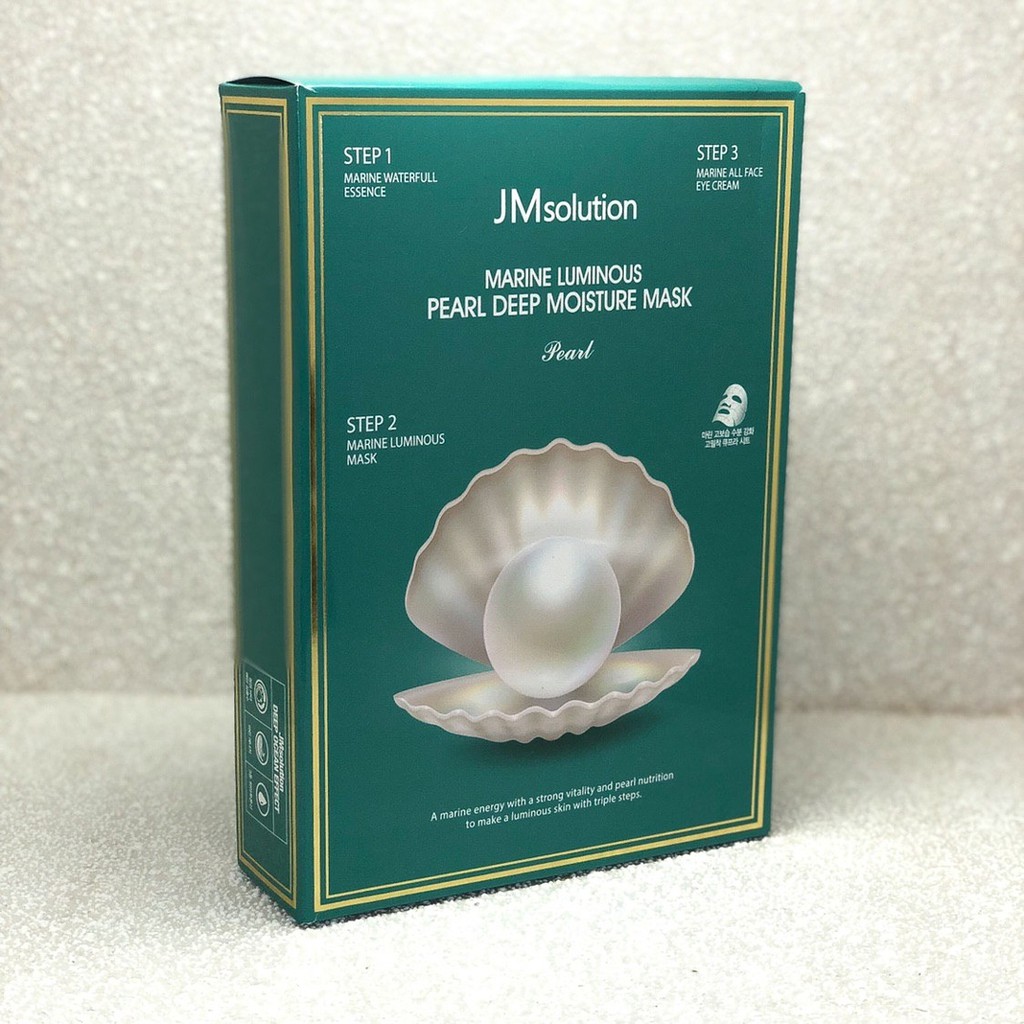 Mặt Nạ Jmsolution Marine Luminous Pearl Deep Moisture Mask Dưỡng Trắng 30ml