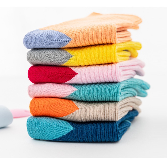 Vớ cotton mềm chống trượt cho bé sơ sinh từ 0-3 tuổi