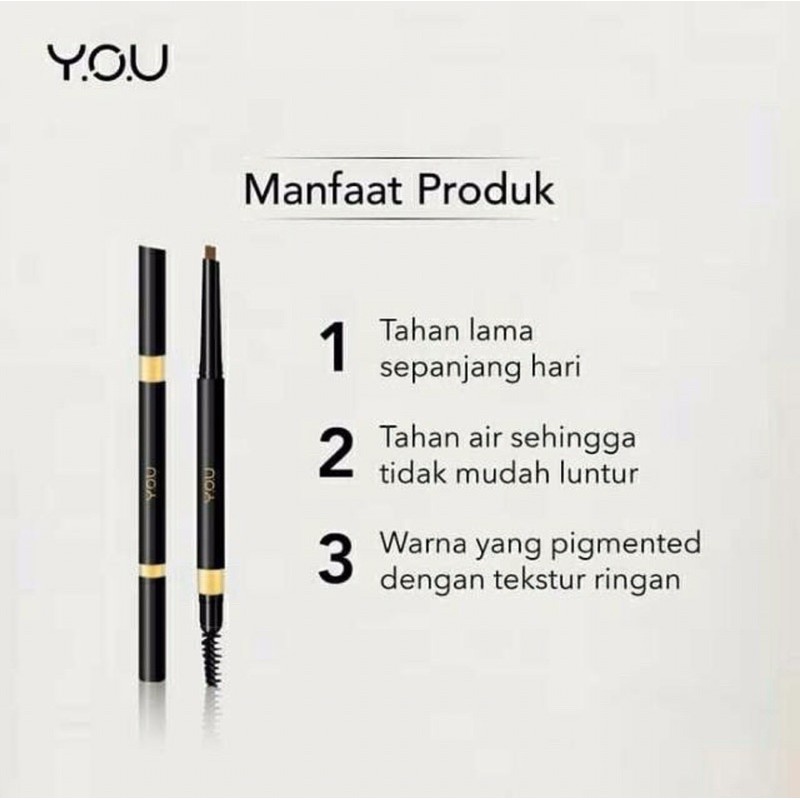 (hàng Mới Về) Bút Kẻ Lông Mày Hai Đầu Y.o.u | BigBuy360 - bigbuy360.vn