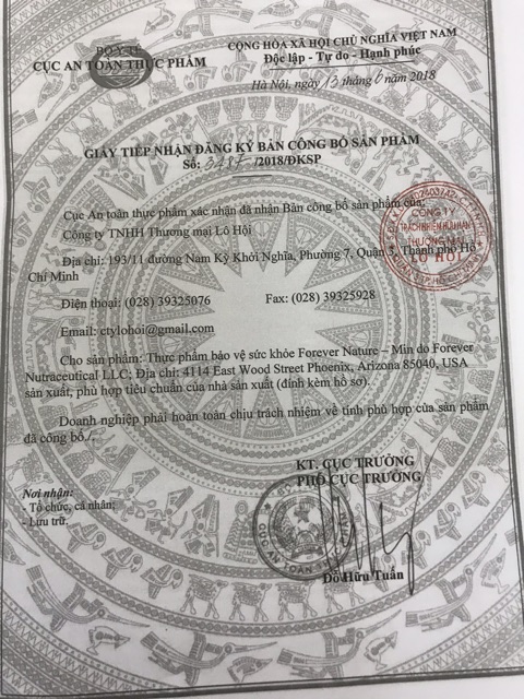 Viên uống Forever Nature Min #037flp | Thế Giới Skin Care