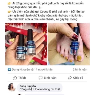 Phá gel vinimay , nước phá gel lạnh , dung dịch tẩy sơn móng