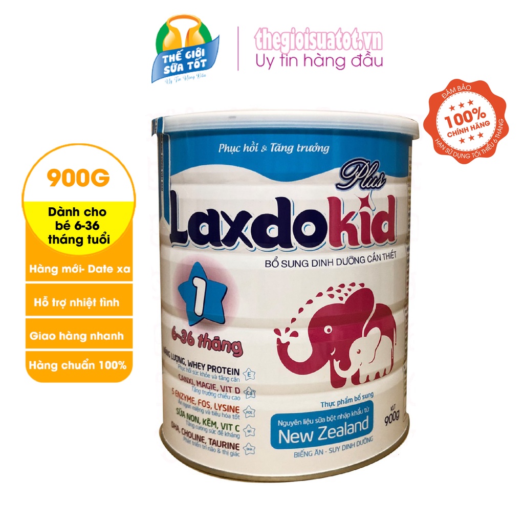 Sữa bột Laxdokid 1 - 900G (Cho trẻ Biếng ăn)