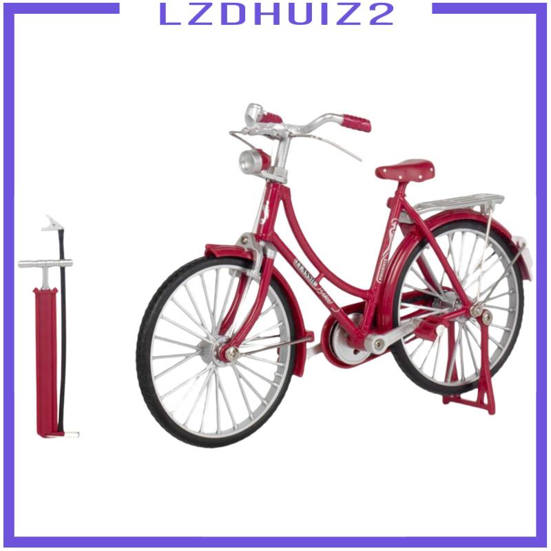 Mô Hình Xe Đạp Cổ Điển Có Bánh Xoay 1 / 10 Trang Trí Bàn Làm Việc