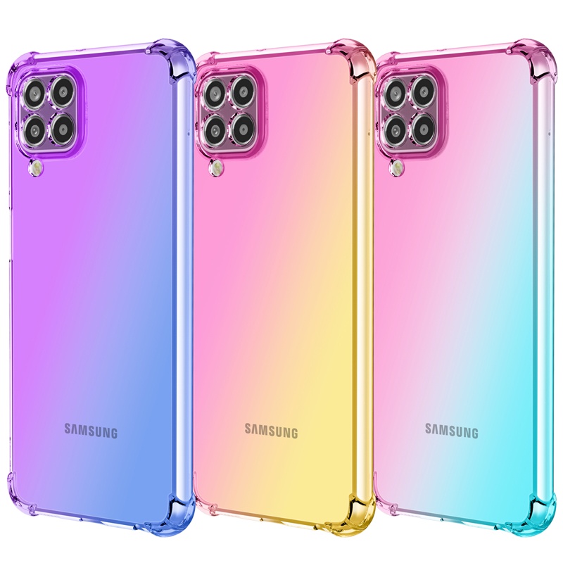 Ốp Điện Thoại TPU Mềm Bảo Vệ Bốn Góc Chống Sốc Cho Samsung M53 M33 M52 M22 A13 A53 A33 5G