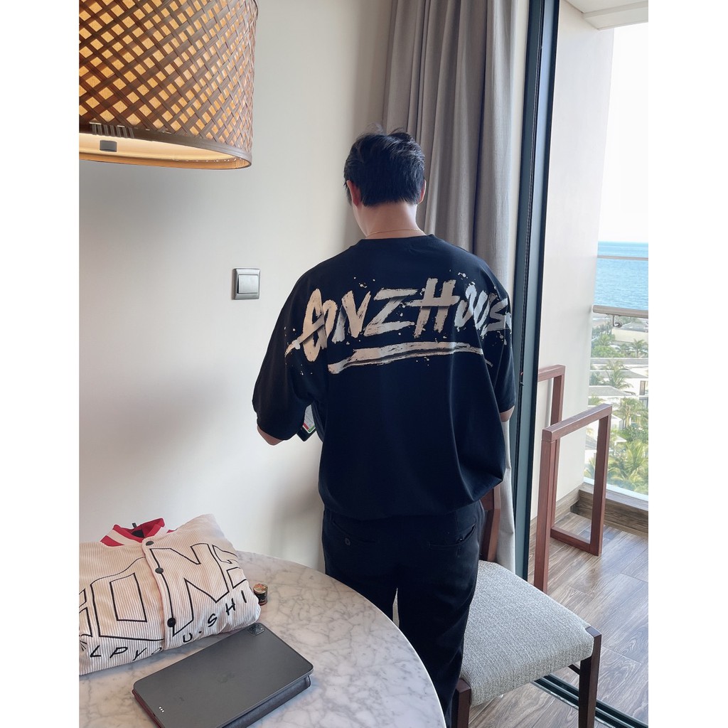 Áo Thun Cotton Đen Tee Gonz House 2 | BigBuy360 - bigbuy360.vn