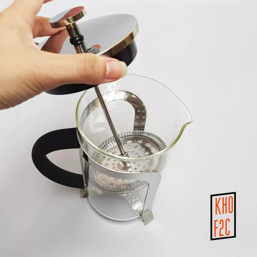 Bình Thủy Tinh Pha Trà, Pha Cà Phê French Press 800ml LLG019/ LLG018