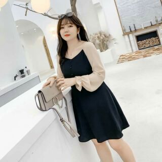 Váy tiểu thư phong cách Hàn Quốc bigsize