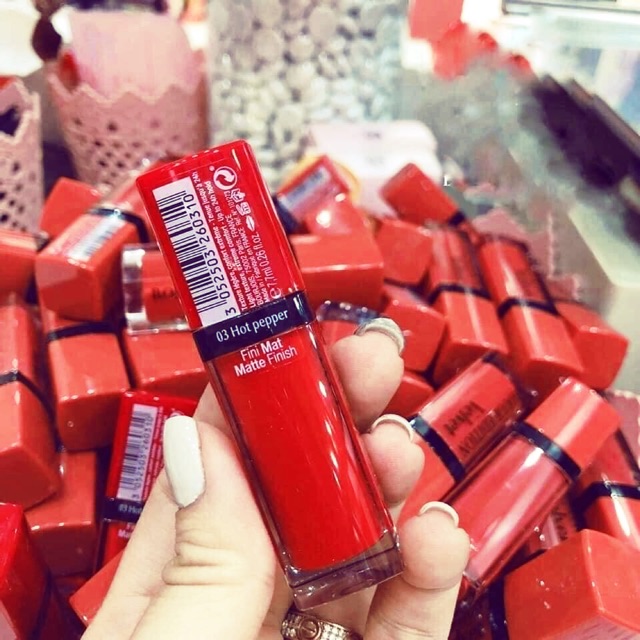 Son BJ màu 03 - Đỏ cam - Hot pepper Auth (Pháp)