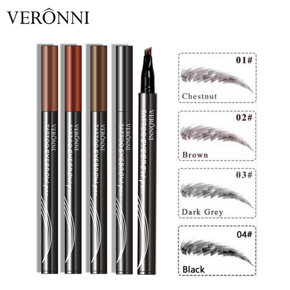 Bút Kẻ Mày Điêu Khắc - Microblading Liquid Waterproof Tattoo Eyebrow Pen sợi mảnh nét,đầu 4D tiện dụng kẻ sợi siêu thật | BigBuy360 - bigbuy360.vn