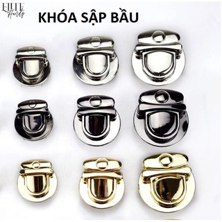 KHÓA SẬP BẦU (SIZE L = 4.6CM) - PHỤ KIỆN LÀM KHOÁ GẮN TÚI XÁCH HÀNG HANDMADE THỦ CÔNG MỸ NGHỆ