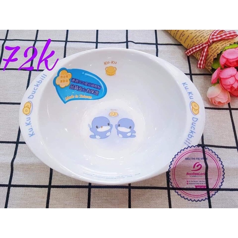 BỘ ĐÔI CHÉN VÀ MUỖNG ĂN KUKU CHO BÉ - Baabeeland