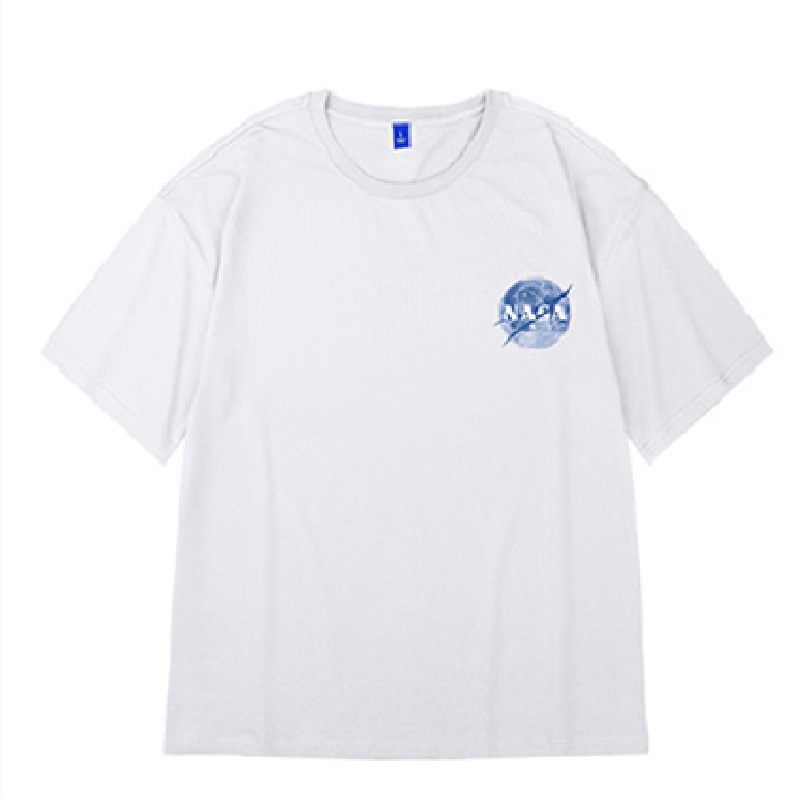 Áo Thun Tay Ngắn Cổ Tròn Dáng Rộng In Hình Phi Hành Gia Phong Cách Nhật Bản Thời Trang Mùa Hè Cho Nam Giới [M-8XL]