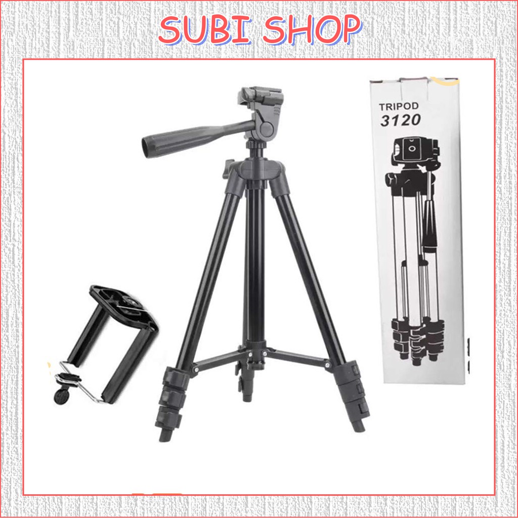 Giá Đỡ Điện Thoại Tripod 3120, GẬY LIVESTREAM 3 CHÂN