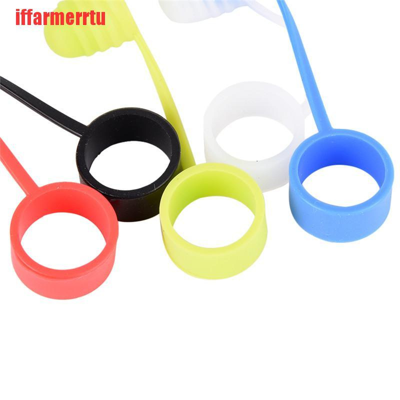 {iffarmerrtu}1PC Universal Silicone Vape Band Rings Mouthpiece Dust Cap Cover RTA RDA Tank HZQ