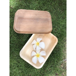 Hộp đựng có nắp mo cau/ Set 10 cái/take away /chén đĩa mo cau dùng 1 lần tiện lợi, thân thiện môi trường/ mo cau xứ Tiên