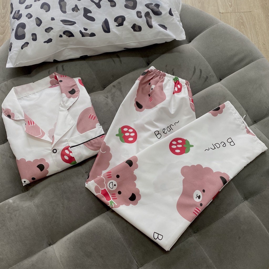 Bộ Pijama Cánh Dơi Ngắn Tay size 40 - 70kg - Bộ Ngủ phong cách Ulzzang Cute Hot Trend 2022 chất KATE thái giá rẻ | BigBuy360 - bigbuy360.vn