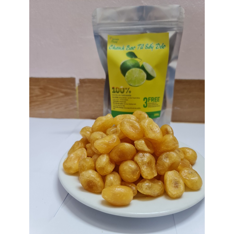 Chanh non sấy dẻo - Hàng chất lượng cao - Thơm ngon bổ dưỡng 100g - 500g