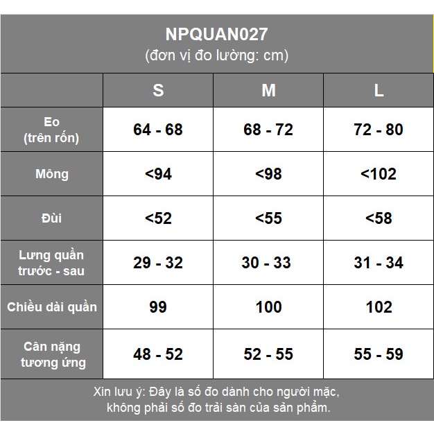 Quần tây ống loe nữ dáng dài, quần bas nữ thun co giãn 2 nút NPQUAN027