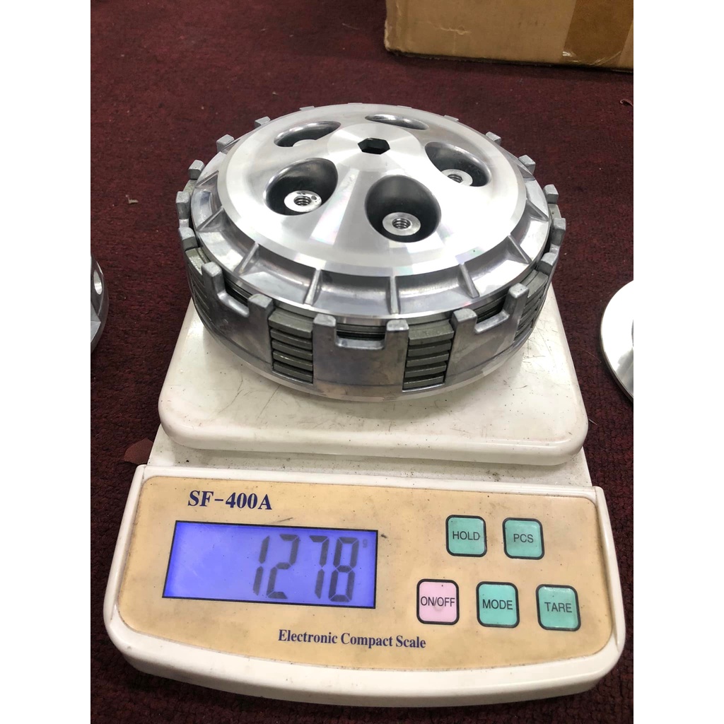 chuồng heo 5 lá bố / đế nhôm nồi 5 lò xo ex135 - ex150 / 155 sumracing