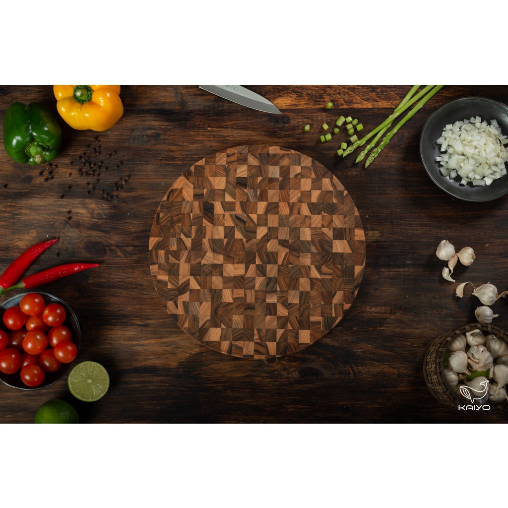 Thớt gỗ TEAK KAIYO siêu BỀN siêu CHẮC hàng Việt Nam xuất khẩu Châu Âu