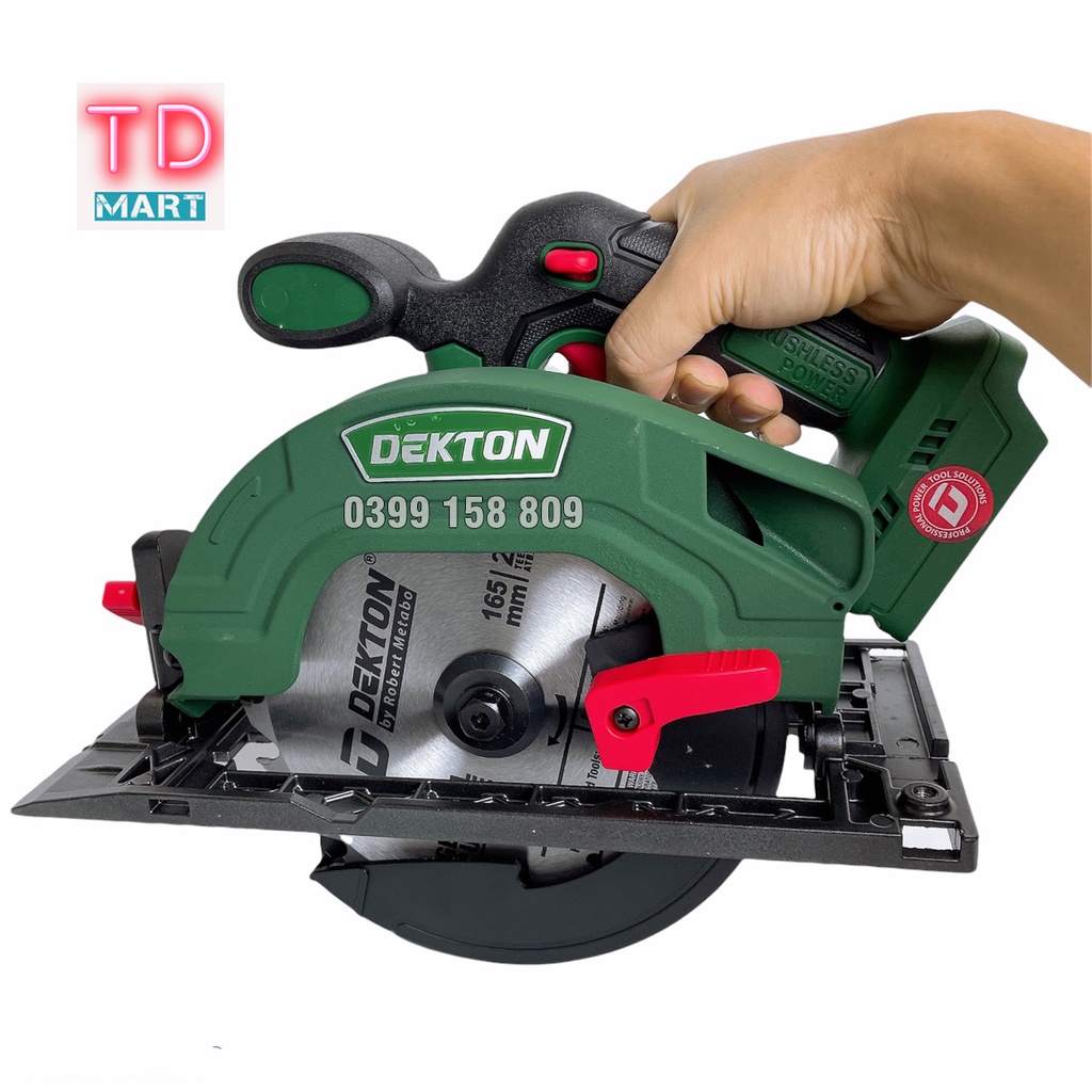 Thân Máy cưa đĩa dùng pin Dekton DK-CS2140MKT dùng chung chân pin makita