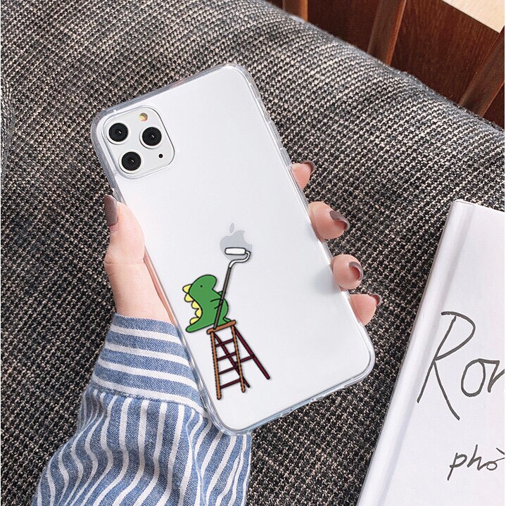 Ốp điện thoại TPU Khủng Long ChiBi 6 6S 6Plus 6S Plus 7 8 7Plus 8Plus X XSMax 11 ProMax XR - Xưởng Ốp Việt Nam M797