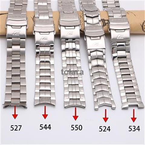 Mới Dây Đeo Bằng Thép Chất Lượng Cao Thay Thế Cho Casio Ef-524 534 550 527d 544 "