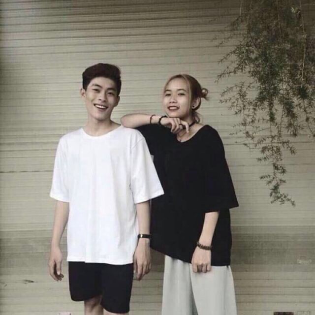 áo thun tay lỡ nam &amp; nữ FOME RỘNG có chọn size, chất thun xịn DT0N10