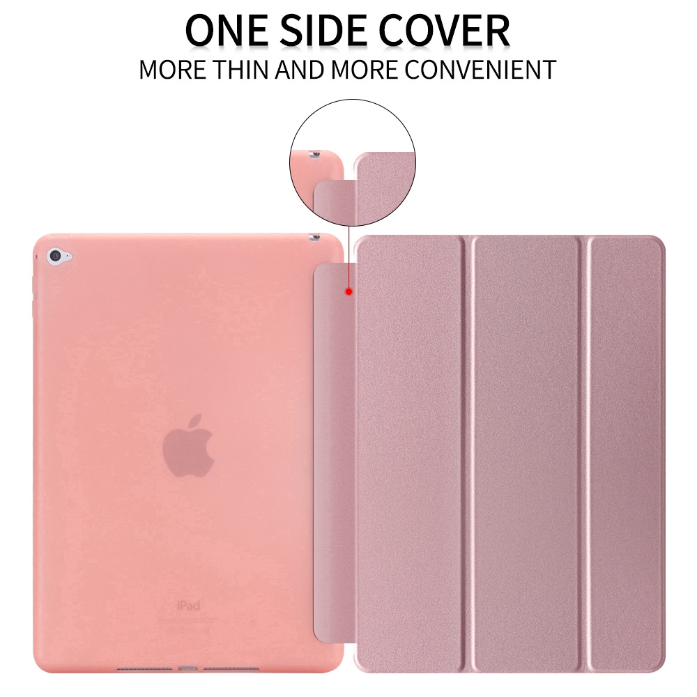 Tablet Smart Cover For iPad 2 3 4 5 6 Mini 1 2 3 4 iPad Air 1 2 iPad Pro 9.7 11 Inch Soft TPU Case