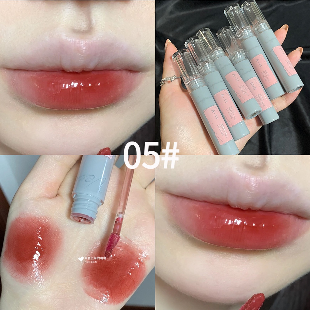 Son Bóng Cappuvini Dưỡng Ẩm Chống Thấm Nước Lâu Trôi 6 Màu Tùy Chọn