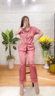 {ẢNH THẬT} Bộ lụa gấm mang nhà cực xinh