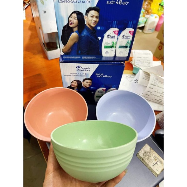 Bộ 3 tô nhựa lúa mạch