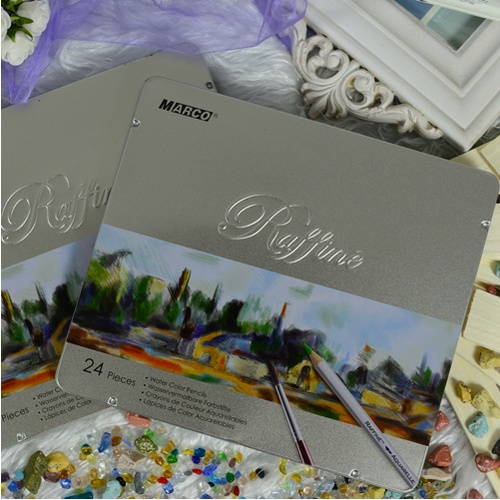 BỘ CHÌ TÔ MÀU NƯỚC CAO CẤP MARCO RAFFINE 7120 (HỘP GIẤY / HỘP THIẾC) - Thương Hiệu Uy Tín - Dụng cụ vẽ MINH BẢO